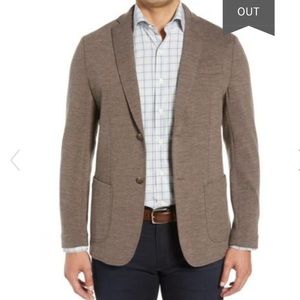 $495 Peter Miller Crown Comfort knit blazer L